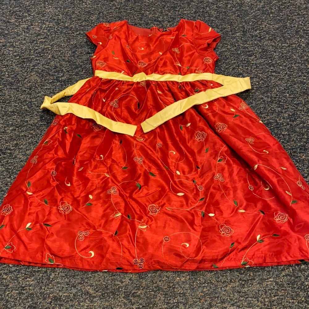 George Red Holiday Dress sz. 16